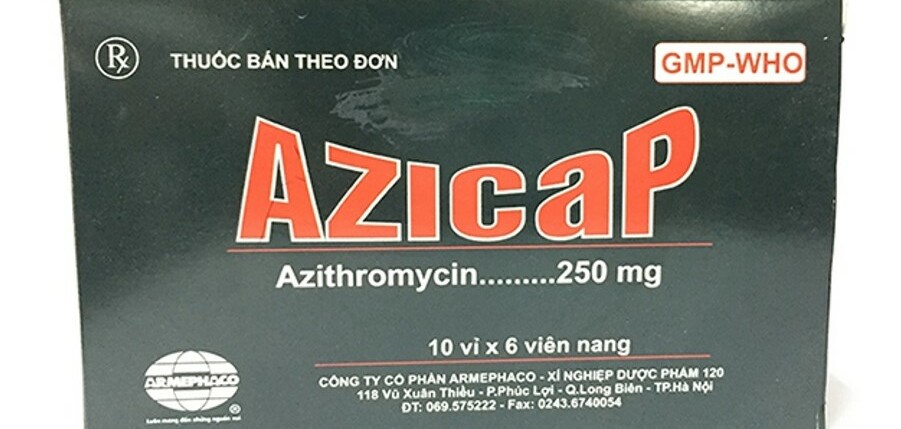 Thuốc Azicap - Điều trị nhiễm khuẩn - 250mg - Cách dùng