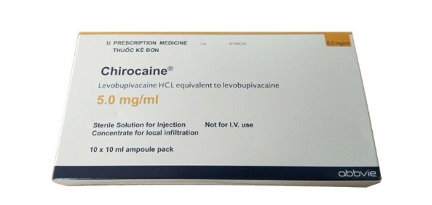 Thuốc Chirocaine - Gây tê, giảm đau - Hộp 10 ống - Cách dùng