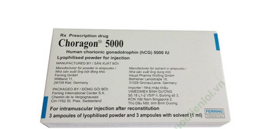 Thuốc Choragon - Điều trị hiếm muộn, vô sinh - 5000IU - Cách dùng