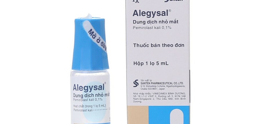 Thuốc Alegysal - Điều trị bệnh viêm kết mạc dị ứng -  0.1% 5ml -  Cách dùng