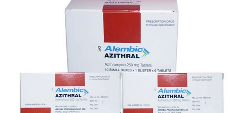 Thuốc Alembic azithral - Điều trị bệnh do nhiễm khuẩn - Hộp 60 viên - Cách dùng