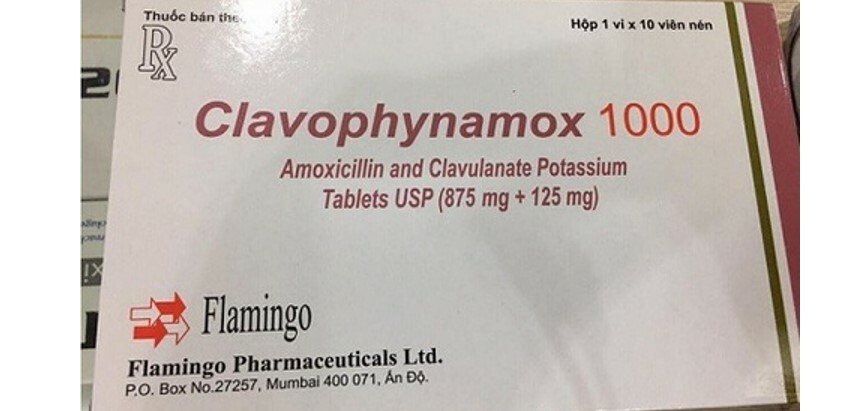 Thuốc Clavophynamox -  Điều trị nhiễm trùng - Hộp 1 vỉ x 10 viên - Cách dùng