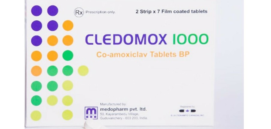 Thuốc Cledomox - Điều trị nhiễm trùng - Hộp 2 vỉ x 7 viên - Cách dùng