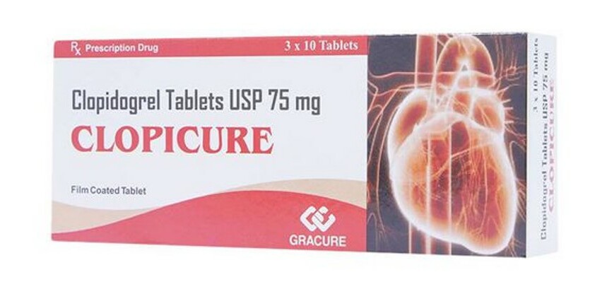 Thuốc Clopicure - Thuốc tim mạch - 75mg - Cách dùng
