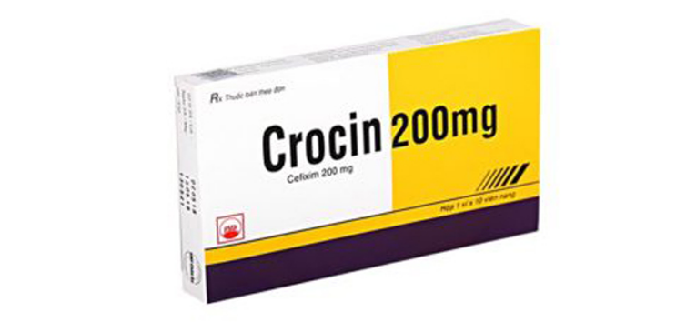 Thuốc Crocin - Điều trị nhiễm khuẩn đường hô hấp - 200mg - Cách dùng