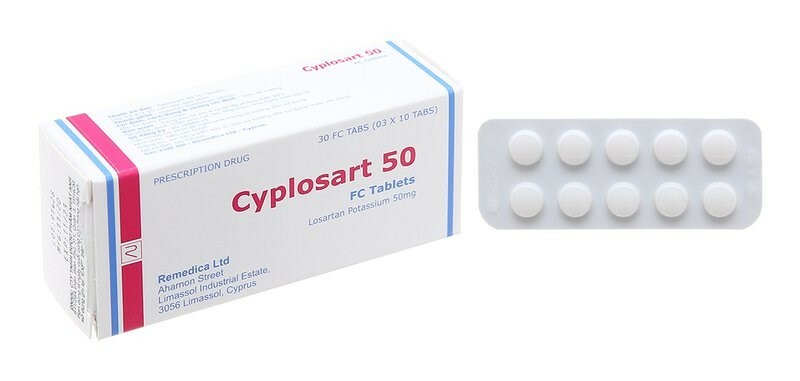 Thuốc Cyplosart - Điều trị tăng huyết áp - Hộp 3 vỉ x 10 viên - Cách dùng