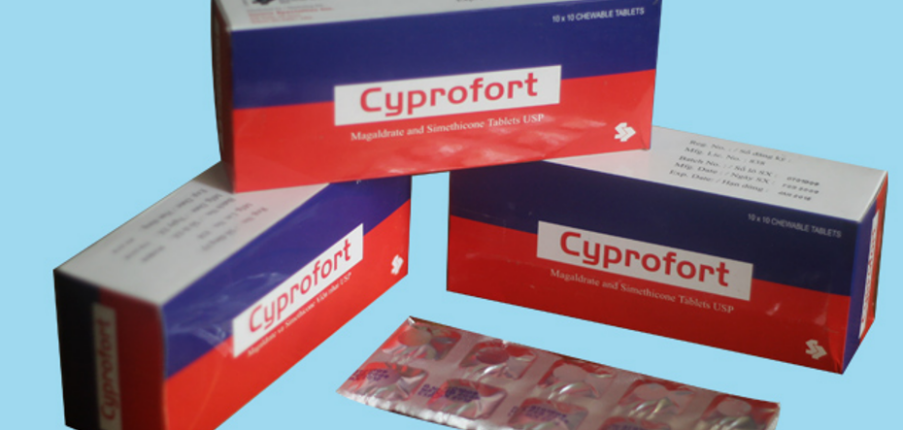 Thuốc Cyprofort - Điều trị rối loạn tiêu hóa - Hộp 10 vỉ x 10 viên - Cách dùng