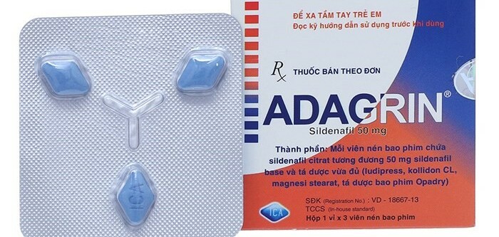 Thuốc Adagrin - Điều trị rối loạn cương dương - Cách dùng