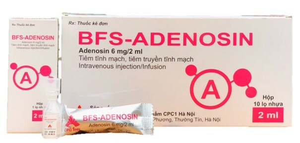 Thuốc BFS-Adenosin - Điều trị nhịp nhanh kịch phát trên thất - Hộp 50 lọ x 10 ml - Cách dùng