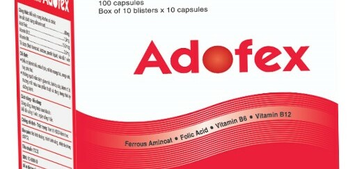 Thuốc Adofex - Điều trị thiếu máu thiếu sắt - Hộp 10 vỉ x 10 viên - Cách dùng