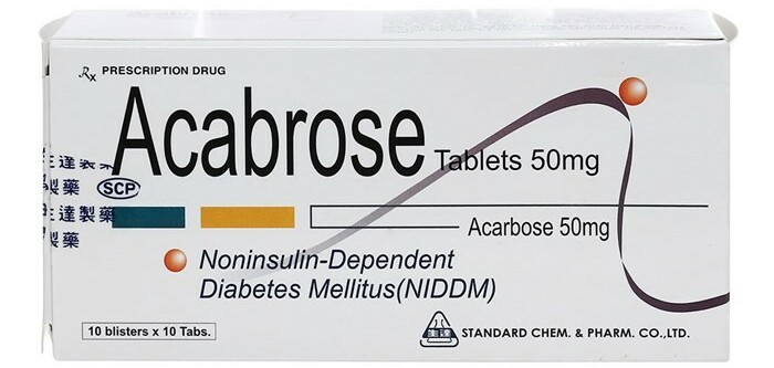 Thuốc Acabrose - Điều trị đái tháo đường - Hộp 10 vỉ x 10 viên - Cách dùng