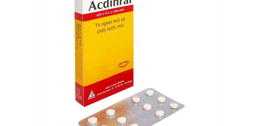 Acdinral - Thuốc chống dị ứng - Cách dùng