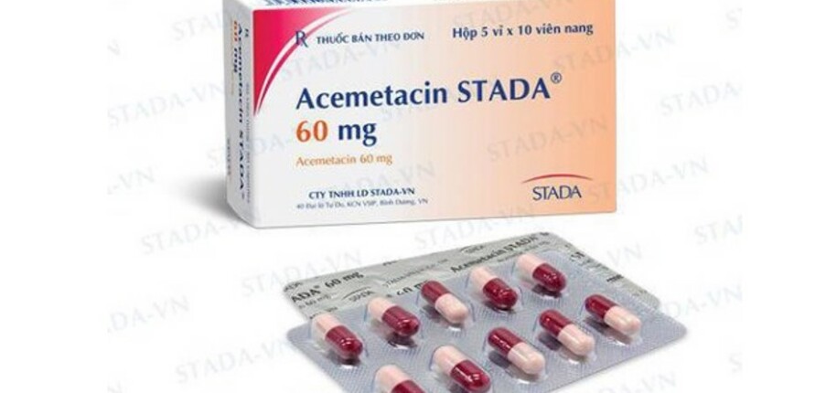 Thuốc Acemetacin 60mg - Giảm đau, chống viêm - Cách dùng