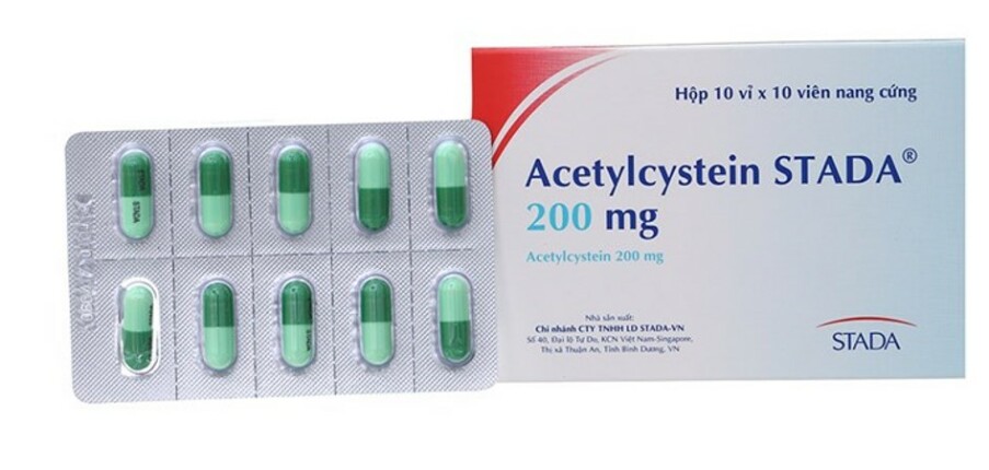 Acetycystein Stada - Thuốc tiêu nhầy ở các bệnh lý có đờm - Hộp 100 viên - Cách dùng
