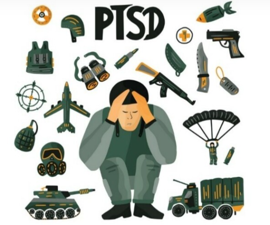 PTSD thường gặp ở các cựu quân nhân sau chiến tranh (nguồn: 123rf.com) 