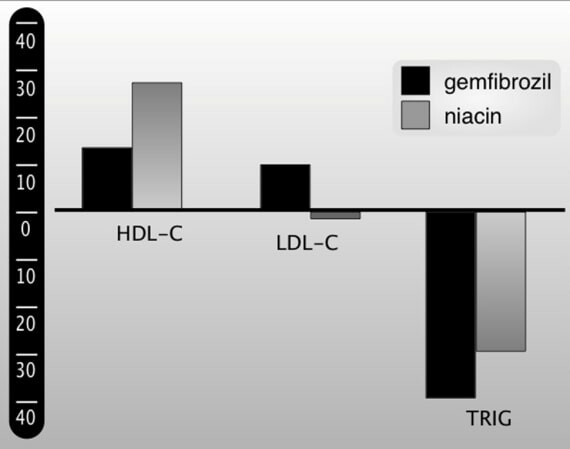 Niacin làm tăng HDL và làm giảm nhẹ LDL, nguồn ảnh nutritionreview.org