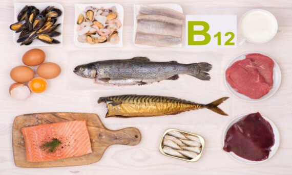 Các loại thực phẩm giàu vitamin B12. Nguồn ảnh: TheHealthSite 
