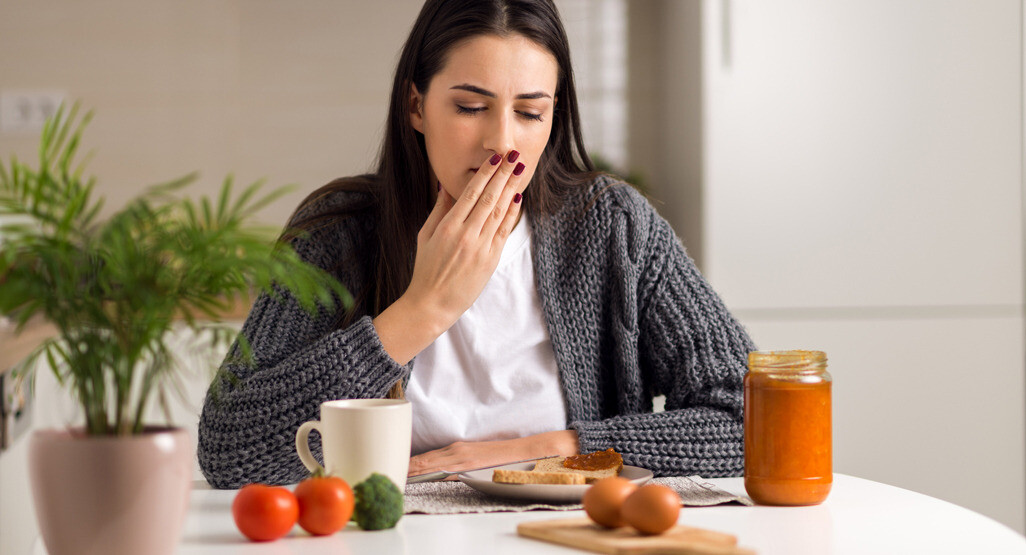 Chán ăn là một trong các dấu hiệu phổ biến của mang thai, nguồn: https://www.babycenter.com 