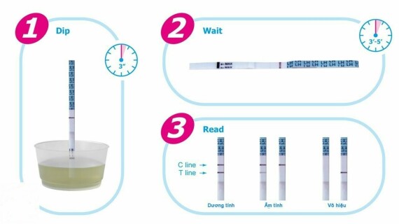 Bộ công cụ dự báo rụng trứng. Nguồn: https://www.vinmec.com