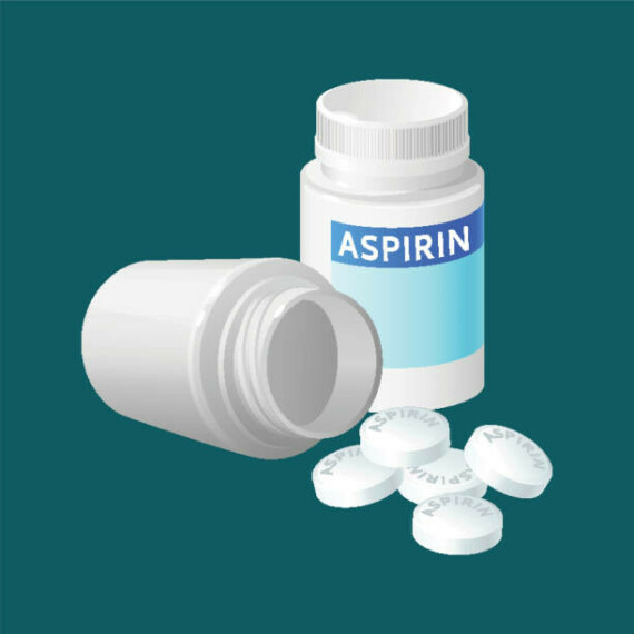 hình minh họa vectơ chai thuốc aspirin. thuốc chữa bệnh trong hộp nhựa - aspirin hình minh họa sẵn cóNguồn: iStock