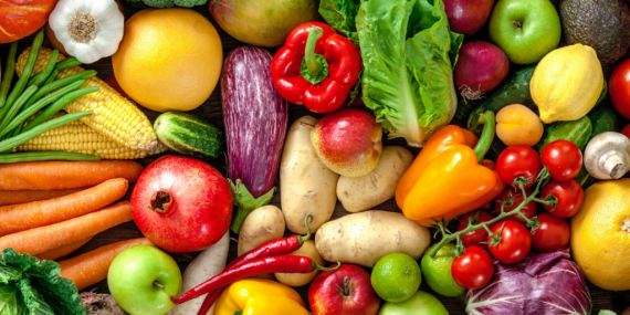 Các loại rau củ, trái cây tự nhiên không chứa Gluten giúp cơ thể tăng cường bổ sung vitamin và khoáng chất. Nguồn ảnh: liveinhomecare.com