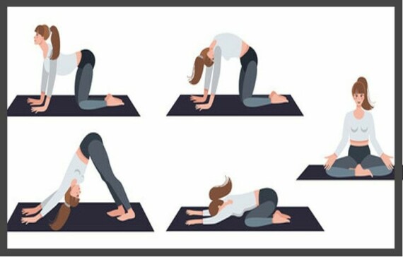 Bài tập yoga cho căng thẳng (nguồn: https://www.anythingher.com/)