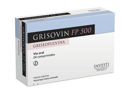 Griseofulvin 500mg là một thuốc chống nấm đường uống dùng trong điều trị hắc lào (nguồn ảnh: https://www.indiamart.com/)