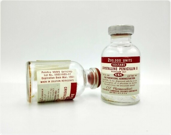 Thuốc penicillin thường được dùng để điều trị nhiễm khuẩn gram dương, nguồn ảnh news-medical.net