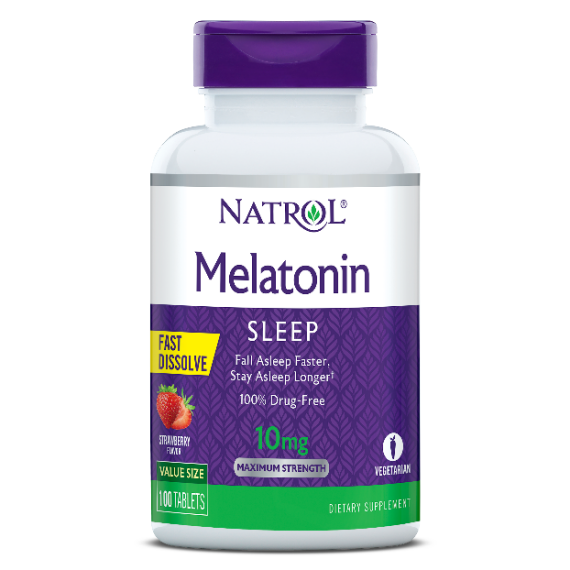 Melatonin hỗ trợ giấc ngủ và giame triệu chứng GERD. Nguồ ảnh: https://www.natrol.com/