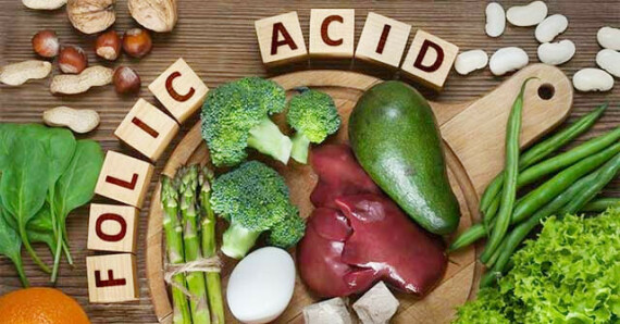Thực phẩm giàu acid folic (Nguồn ảnh: pinterest)