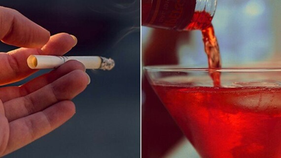Rượu và thuốc lá ảnh hưởng xấu đến hệ tiêu hóa (Nguồn everydayhealth.com)