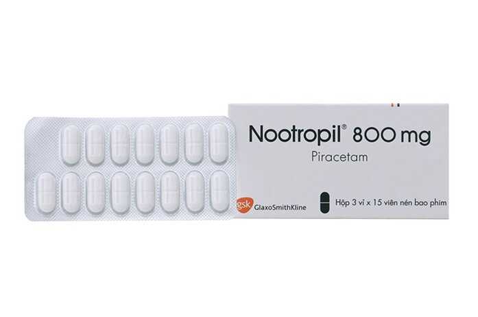 (Viên nén piracetam 800mg - Nguồn ảnh: Trung tâm thuốc)