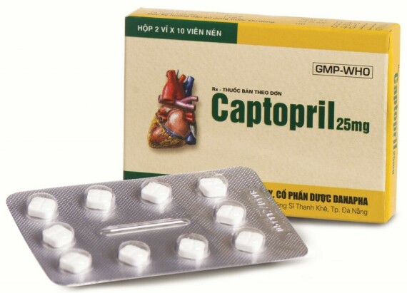 Captopril thường được uống trước ăn 1 giờ. Nguồn ảnh: unimarksa.com