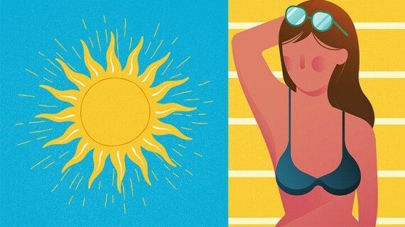 Tiếp xúc với ánh nắng mặt trời thời gian dài là một trong những nguyên nhân hàng đầu gây ung thư da.