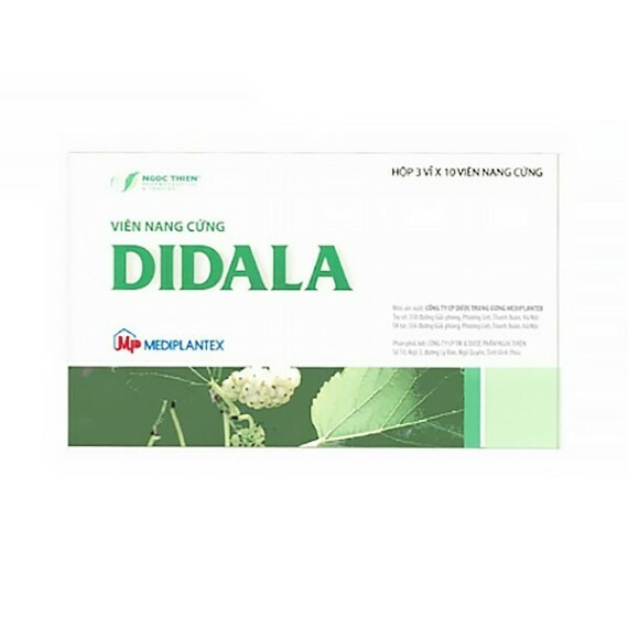 Chưa có báo cáo về tác dụng phụ khi sử dụng Didala 570Mg Mediplantex 3X10