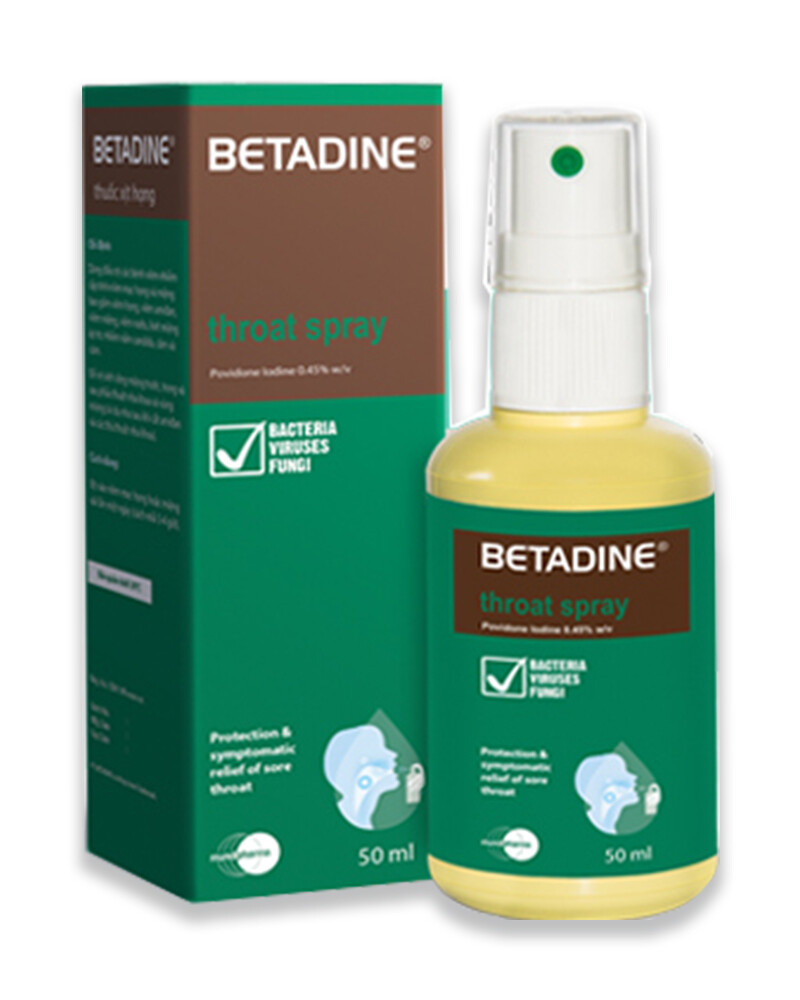 Betadine Throat Spray có an toàn khi sử dụng cho phụ nữ cho con bú không?
